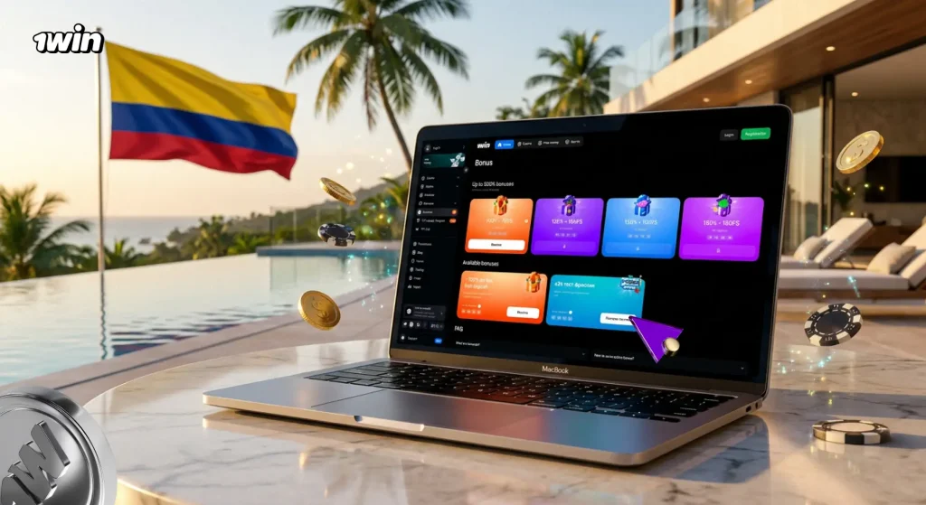 Bono de bienvenida en 1win Colombia