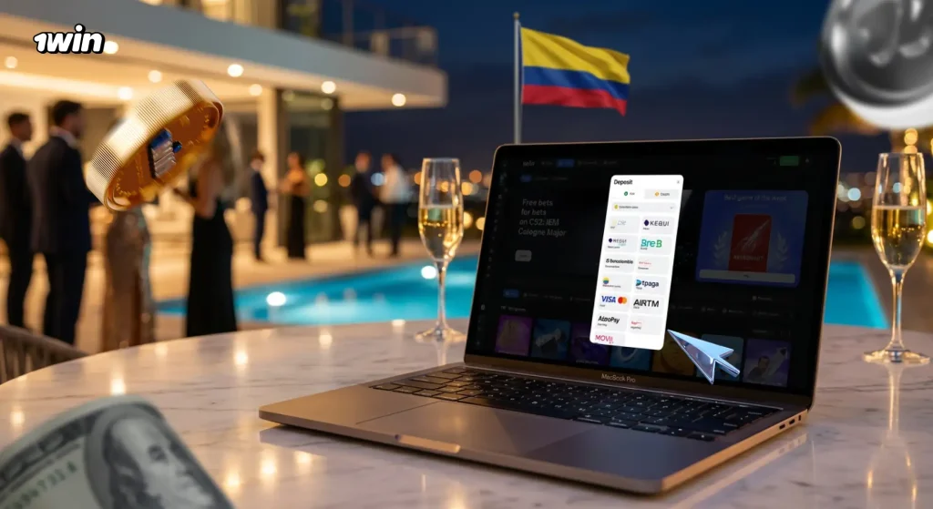 Depósitos en 1win Colombia